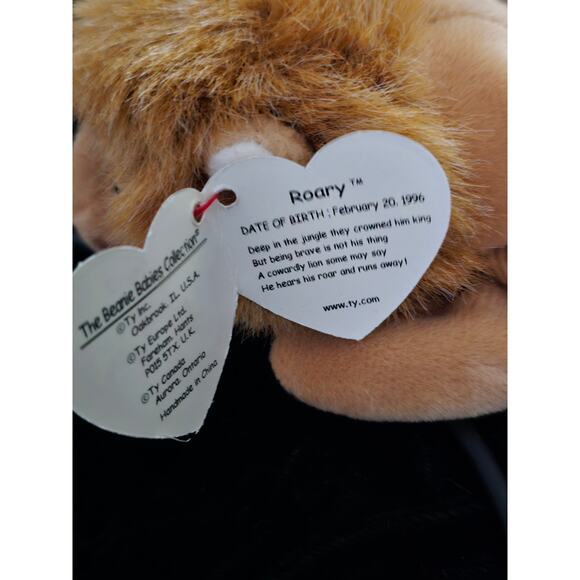 Ty Beanie Baby Set of 4 Freckles, Roary, Peacan, and Spike EUC - Picture 7 of 13